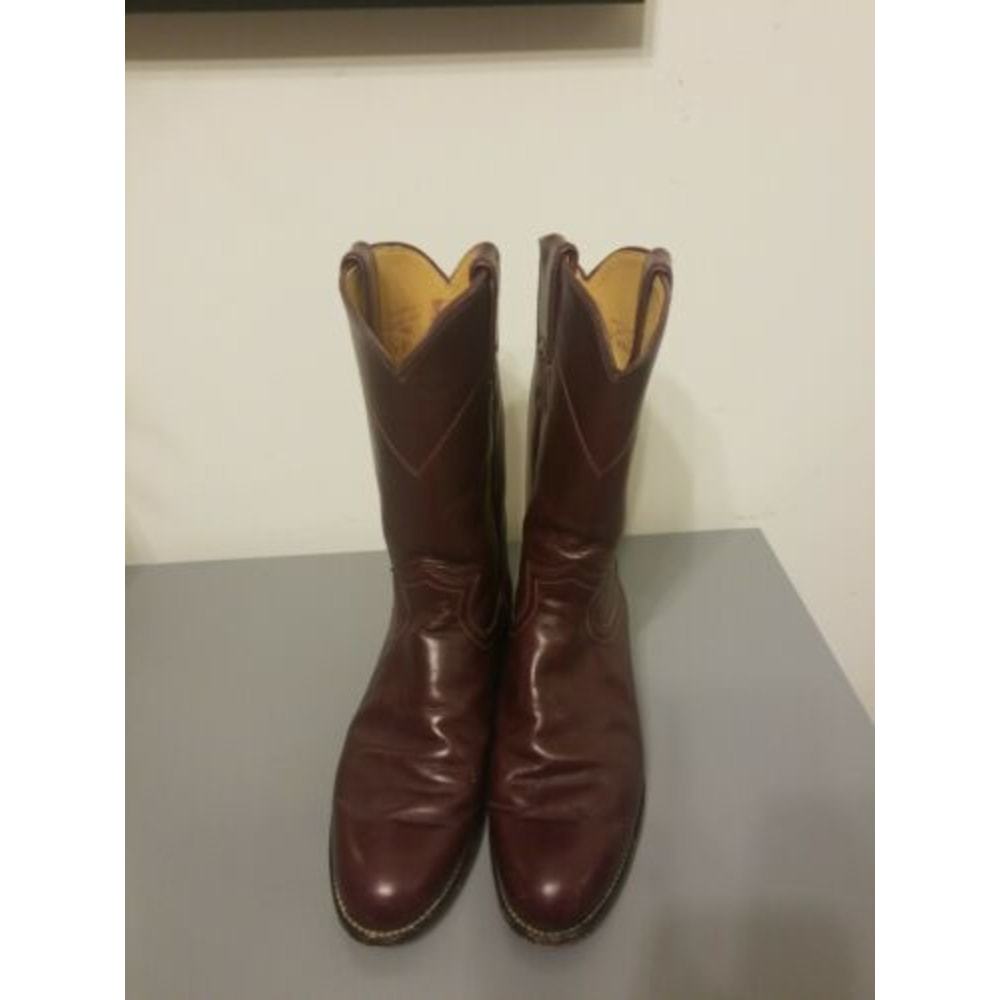 Justin Marbled Roper Cowboy Boots Sz 5C